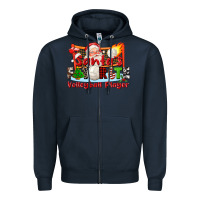 Navy santas favorite volleyball player Zipper Hoodie - CowGirlArtShop