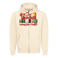 Sandshell santas favorite volleyball player Zipper Hoodie - CowGirlArtShop