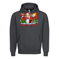 Smoke santas favorite volleyball player Zipper Hoodie - CowGirlArtShop