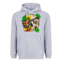 Heather Grey Skull crawfish season Heavyweight Hoodie - FaDigitalArtStudio