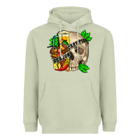 Matcha Skull crawfish season Heavyweight Hoodie - FaDigitalArtStudio
