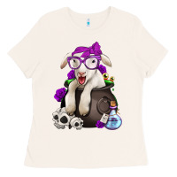 Bone funny halloween lamb Ladies Tee - Jasminsmagicworld