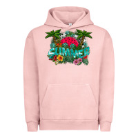 Pigment Salmon Summer Urban Hoodie - CowhideDigitalArt