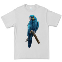 Dove Grey Hyacinth Macaw Premium Tee - LillyAllenDesigns