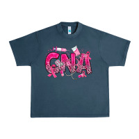 Midnight Navy breast cancer cna certified nursing assistant Urban Heavy Tee - JahusDesignShop