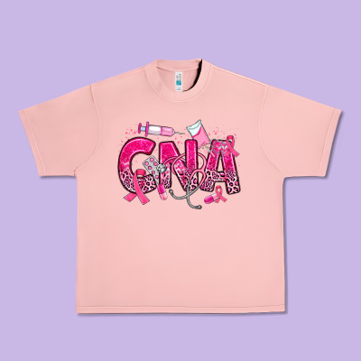 Breast Cancer Cna Certified Nursing Assistant Urban Heavy Tee Designed By Jahusdesignshop