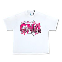 White breast cancer cna certified nursing assistant Urban Heavy Tee - JahusDesignShop