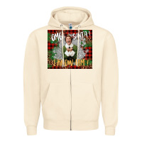 Sandshell omg santa i know him elf Zipper Hoodie - CowGirlArtShop