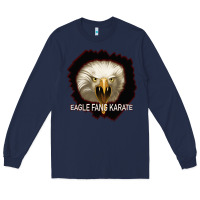 Navy Eagle Fang Karate Long Sleeve Tee - Bettercallsaul