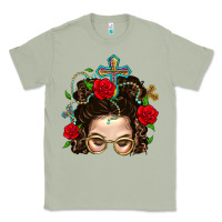 Matcha Messy Bun Mom Faith And Rose Classic Tee - BundleAndBundleShop