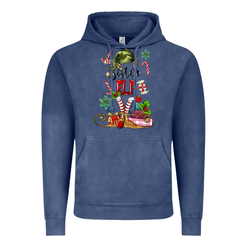 Sister Elf Vintage Hoodie by MaliasSmallBusiness | Teevron