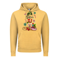 Vintage Mustard sister elf Vintage Hoodie - MaliasSmallBusiness