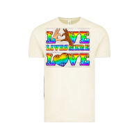 Vintage Arctic Western LGBTQ+ Love Lives Here Tumbler Vintage Tee - BundleAndBundleShop
