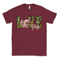 Burgundy love pig Classic Tee - SublimationCraftShop