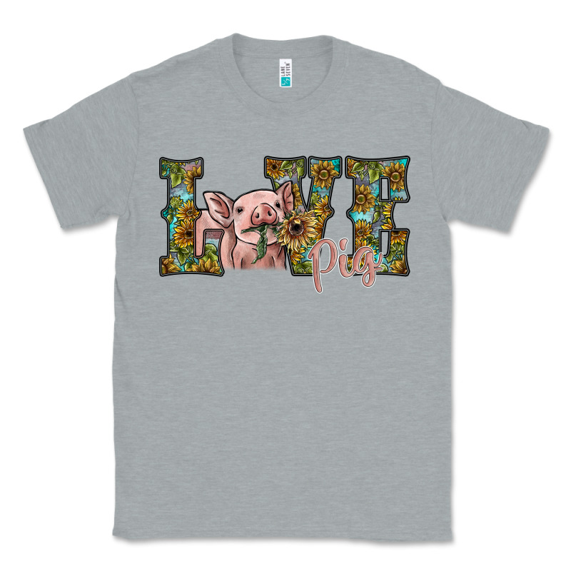 Love Pig Classic Tee by SublimationCraftShop | Teevron