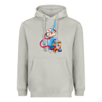 Moon Dust Nurse frappe coffee Heavyweight Hoodie - FaDigitalArtStudio