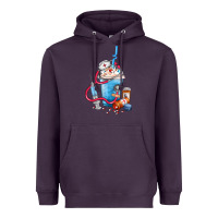 Plum Nurse frappe coffee Heavyweight Hoodie - FaDigitalArtStudio