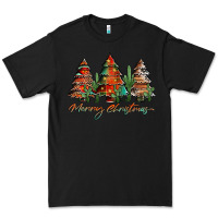 Black western christmas trees merry christmas Premium Tee - Jasminsmagicworld