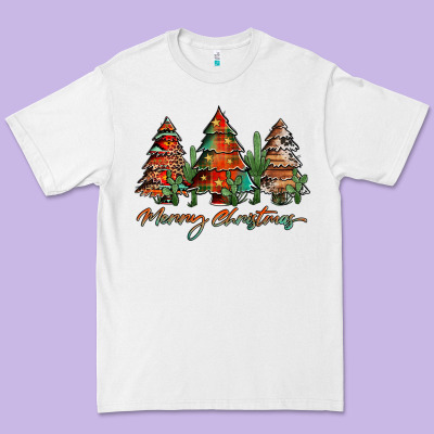 Western Christmas Trees Merry Christmas Premium Tee Designed By Jasminsmagicworld