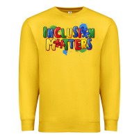 Lemon Inclusion matters Premium Sweatshirt - FaDigitalArtStudio