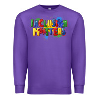 Purple Inclusion matters Premium Sweatshirt - FaDigitalArtStudio