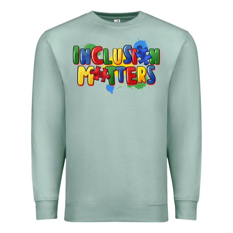 Inclusion Matters Premium Sweatshirt by FaDigitalArtStudio | Teevron
