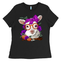 Black Cute baby lamb halloween Ladies Tee - Jasminsmagicworld