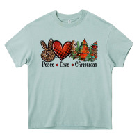 Arona Peace love western christmas trees Heavy Core Tee - Jasminsmagicworld