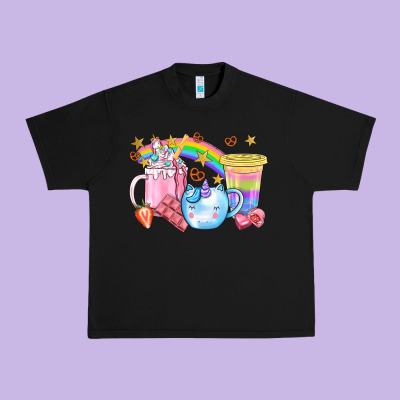 Unicorn Coffee Cup With Star Bbs Urban Heavy Tee Designed By Bundleandbundleshop