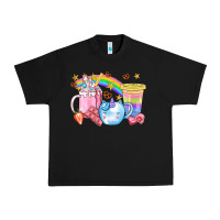 Black Unicorn Coffee Cup With Star Bbs Urban Heavy Tee - BundleAndBundleShop
