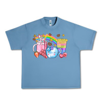 Pebble Blue Unicorn Coffee Cup With Star Bbs Urban Heavy Tee - BundleAndBundleShop