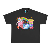 Pigment Black Unicorn Coffee Cup With Star Bbs Urban Heavy Tee - BundleAndBundleShop