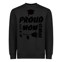 Black Proud Mom Of A 2020 Senior Heavyweight Sweatshirt - Bettercallsaul