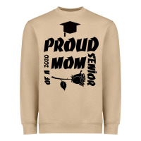 Proud Mom Of A 2020 Senior Heavyweight Sweatshirt | Teevron
