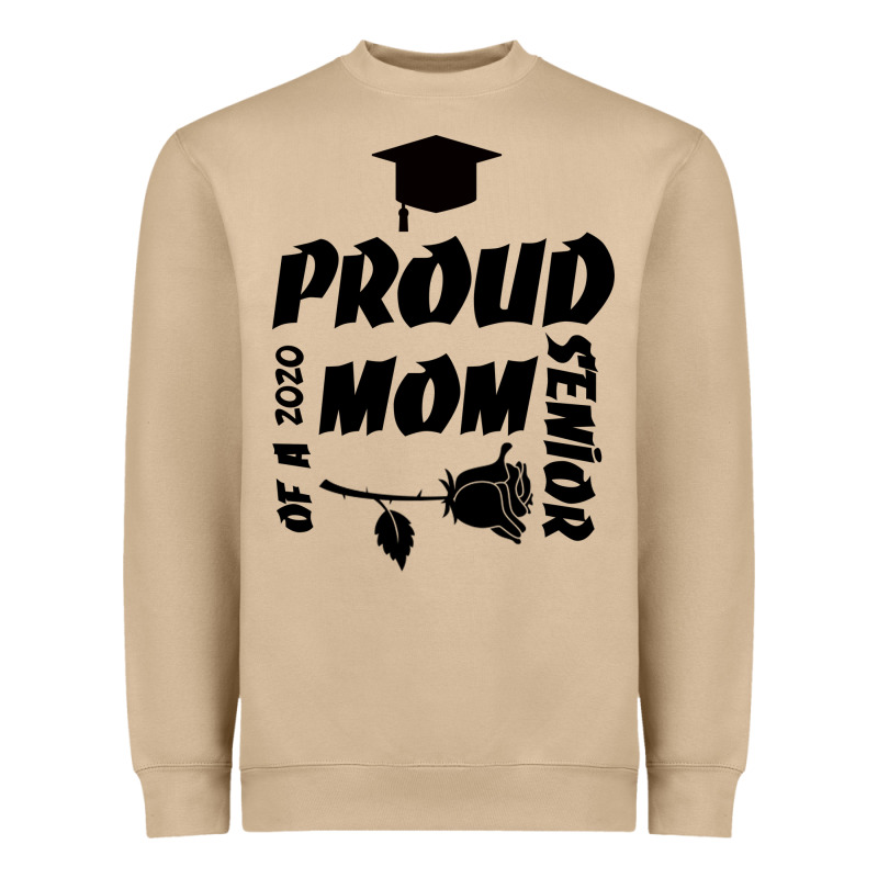 Proud Mom Of A 2020 Senior Heavyweight Sweatshirt by Bettercallsaul | Teevron