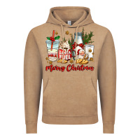 Vintage Coffee santa fuel merry christmas Vintage Hoodie - MaliasSmallBusiness