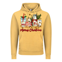 Vintage Mustard santa fuel merry christmas Vintage Hoodie - MaliasSmallBusiness