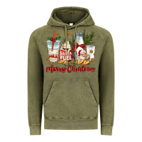 Vintage Olive santa fuel merry christmas Vintage Hoodie - MaliasSmallBusiness