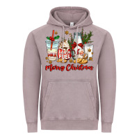 Vintage Zinc santa fuel merry christmas Vintage Hoodie - MaliasSmallBusiness