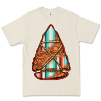 Bone turquoise serape tooled leather arrowhead Premium Tee - Jasminsmagicworld
