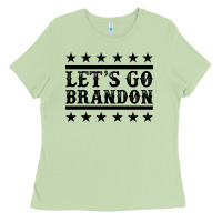 Matcha let's go brandon black Ladies Tee - Jasminsmagicworld