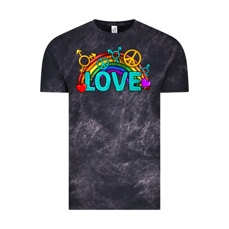 Western Lgbtq+ Love Rainbow Vintage Tee by BundleAndBundleShop | Teevron