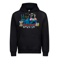 Black Happy Easter  truck Urban Hoodie - CowhideDigitalArt