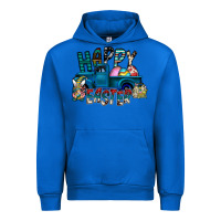Cobalt Happy Easter  truck Urban Hoodie - CowhideDigitalArt