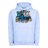 Pigment Grape Ice Happy Easter  truck Urban Hoodie - CowhideDigitalArt