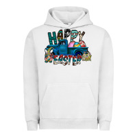 Pigment Lunar Rock Happy Easter  truck Urban Hoodie - CowhideDigitalArt