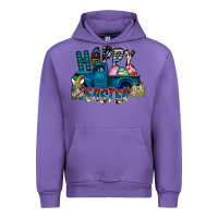 Tulip Happy Easter  truck Urban Hoodie - CowhideDigitalArt