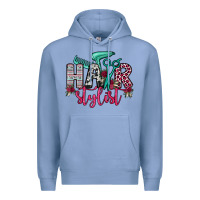 Colony Blue hair stylist Premium Hoodie - OliviaCreatesArt