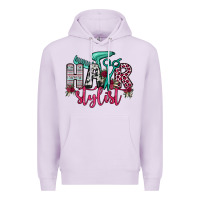 Lilac hair stylist Premium Hoodie - OliviaCreatesArt
