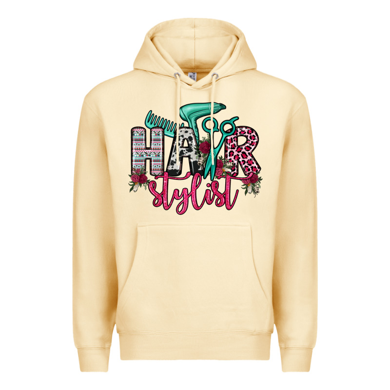 Hair Stylist Premium Hoodie by OliviaCreatesArt | Teevron
